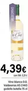 Cash Ifa As chas - vino blanco d.o. valdeorras godello oferta