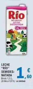 E.Leclerc Rio - leche semides-natada oferta