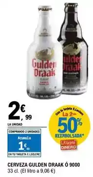 E.Leclerc Gulden draak - cerveza ó 9000 oferta