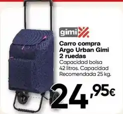 FROIZ Gimi - carro compra argo urban 2 ruedas oferta