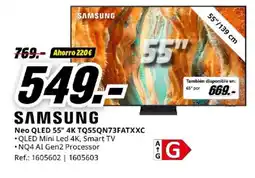 MediaMarkt SAMSUNG Neo QLED 55" 4K TQ55QN73FATXXC oferta