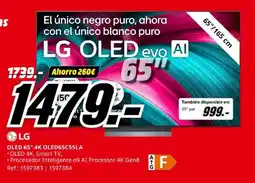 MediaMarkt LG OLED 65" 4K OLED65C55LA oferta