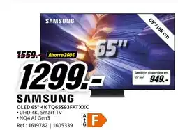 MediaMarkt SAMSUNG OLED 65" 4K TQ65593FATXXC oferta