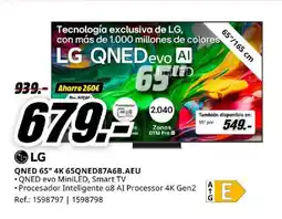 MediaMarkt LG QNED 65" 4K 65QNED87A6B.AEU oferta