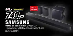 MediaMarkt SAMSUNG Barra de sonido HW-Q990F/ZF oferta