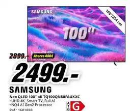 MediaMarkt SAMSUNG Neo QLED 100" 4K TQ100QN80FAUXXC oferta