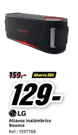 MediaMarkt LG Altavoz inalámbrico Bounce oferta