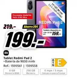 MediaMarkt Tablet Redmi Pad 2 oferta
