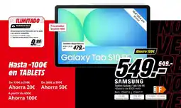 MediaMarkt SAMSUNG Tablet Galaxy Tab S10 FE oferta