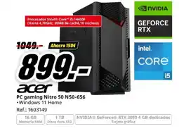 MediaMarkt ACER PC gaming Nitro 50 N50-656 oferta