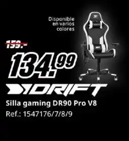 MediaMarkt DRIFT Silla gaming DR90 Pro V8 oferta