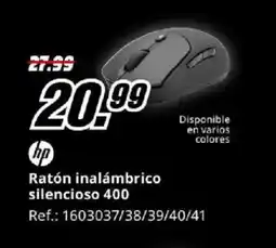 MediaMarkt HP Ratón inalámbrico silencioso 400 oferta