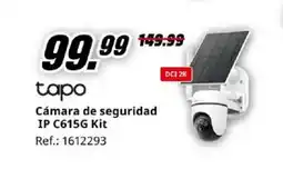 MediaMarkt TAPO Cámara de seguridad IP C615G Kit oferta