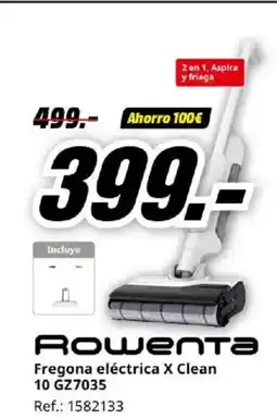 MediaMarkt ROWENTA Fregona eléctrica X Clean 10 GZ7035 oferta