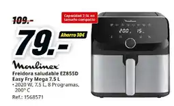 MediaMarkt MOULINEX Freidora saludable EZ855D Easy Fry Mega oferta
