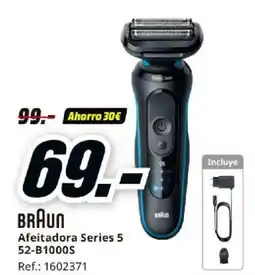 MediaMarkt BRAUN Afeitadora Series 5 Afeitadora Series 5 oferta