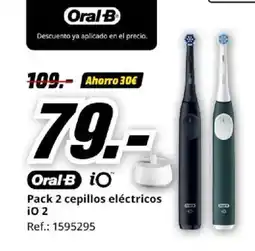 MediaMarkt ORAL-B Pack 2 cepillos eléctricos iO 2 oferta