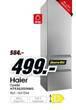 MediaMarkt HAIER Combi HTR3620DNMG oferta