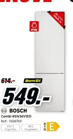 MediaMarkt BOSCH Combi KGN36VIED oferta