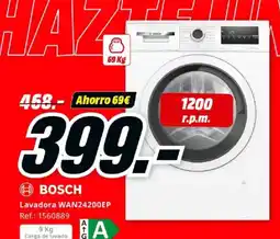 MediaMarkt BOSCH Lavadora WAN24200EP oferta
