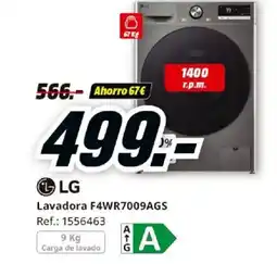 MediaMarkt LG Lavadora F4WR7009AGS oferta