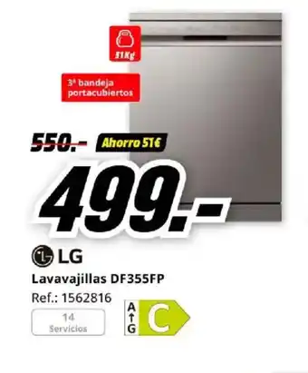 MediaMarkt LG Lavavajillas DF355FP oferta