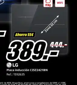 MediaMarkt LG Placa inducción CI5Z2421BN oferta