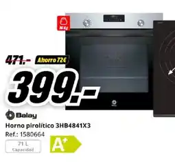 MediaMarkt BALAY Horno pirolítico 3HB4841X3 oferta