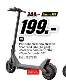 MediaMarkt Patinete eléctrico Electric Scooter 4 Lite (2n gen) oferta