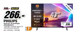 MediaMarkt PHILIPS QLED 43" 4K Ambilight 43PUS8510/12 oferta