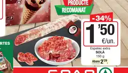 SPAR Fragadis SOLÀ Espetec extra oferta