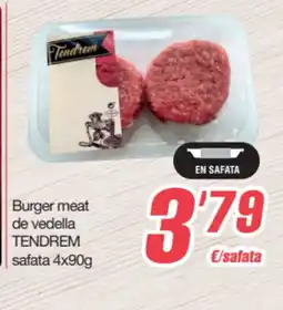SPAR Fragadis TENDREM Burger meat de vedella oferta