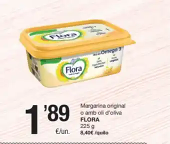 SPAR Fragadis FLORA Margarina original o amb oli d'oliva oferta