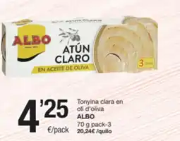 SPAR Fragadis ALBO Tonyina clara en oli d'oliva oferta