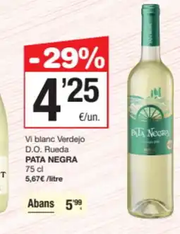 SPAR Fragadis PATA NEGRA Vi blanc Verdejo D.O. Rueda oferta