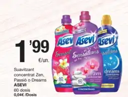 SPAR Fragadis ASEVI Suavitzant concentrat Zen, Passió o Dreams oferta