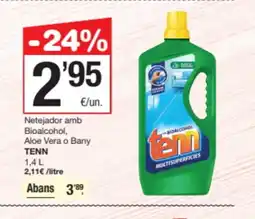 SPAR Fragadis TENN Netejador amb Bioalcohol, Aloe Vera o Bany oferta