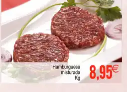 Supermercados Aquí Hamburguesa misturada oferta