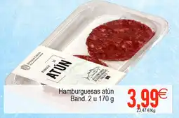 Supermercados Aquí Hamburguesas atún Band oferta