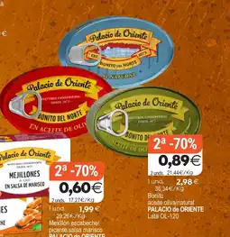 Supermercados Aquí PALACIO DE ORIENTE Bonito aceite oliva/natural oferta