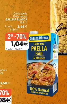 Supermercados Aquí GALLINA BLANCA Caldo paella 100% naturamicrofibras XXL oferta