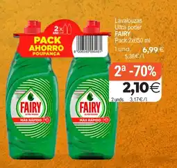Supermercados Aquí FAIRY Lavalouzas Ultra poder oferta