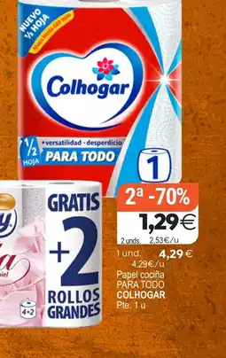 Supermercados Aquí COLHOGAR Papel cociña oferta