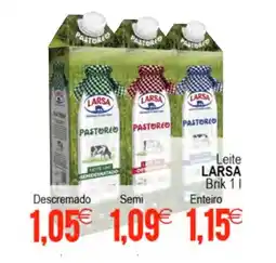 Supermercados Aquí LARSA Leite oferta