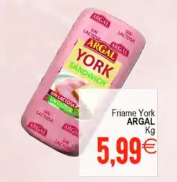 Supermercados Aquí ARGAL Friame York oferta