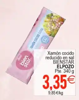 Supermercados Aquí BIENSTAR ELPOZO Xamón cocido reducido en sal oferta
