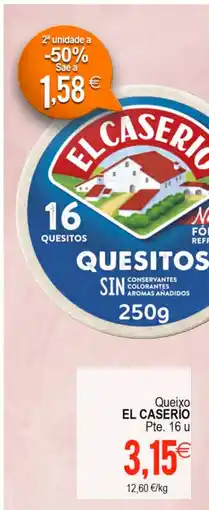 Supermercados Aquí EL CASERÍO Queixo oferta