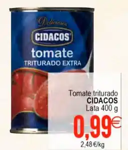 Supermercados Aquí CIDACOS Tomate triturado oferta