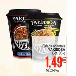 Supermercados Aquí YAKISOBA Fideos orientais oferta