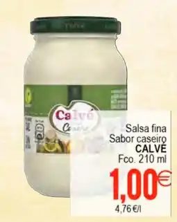 Supermercados Aquí CALVE Salsa fina Sabor caseiro oferta